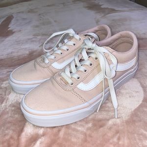 Vans Baby Pink Old Skool Classic Shoes